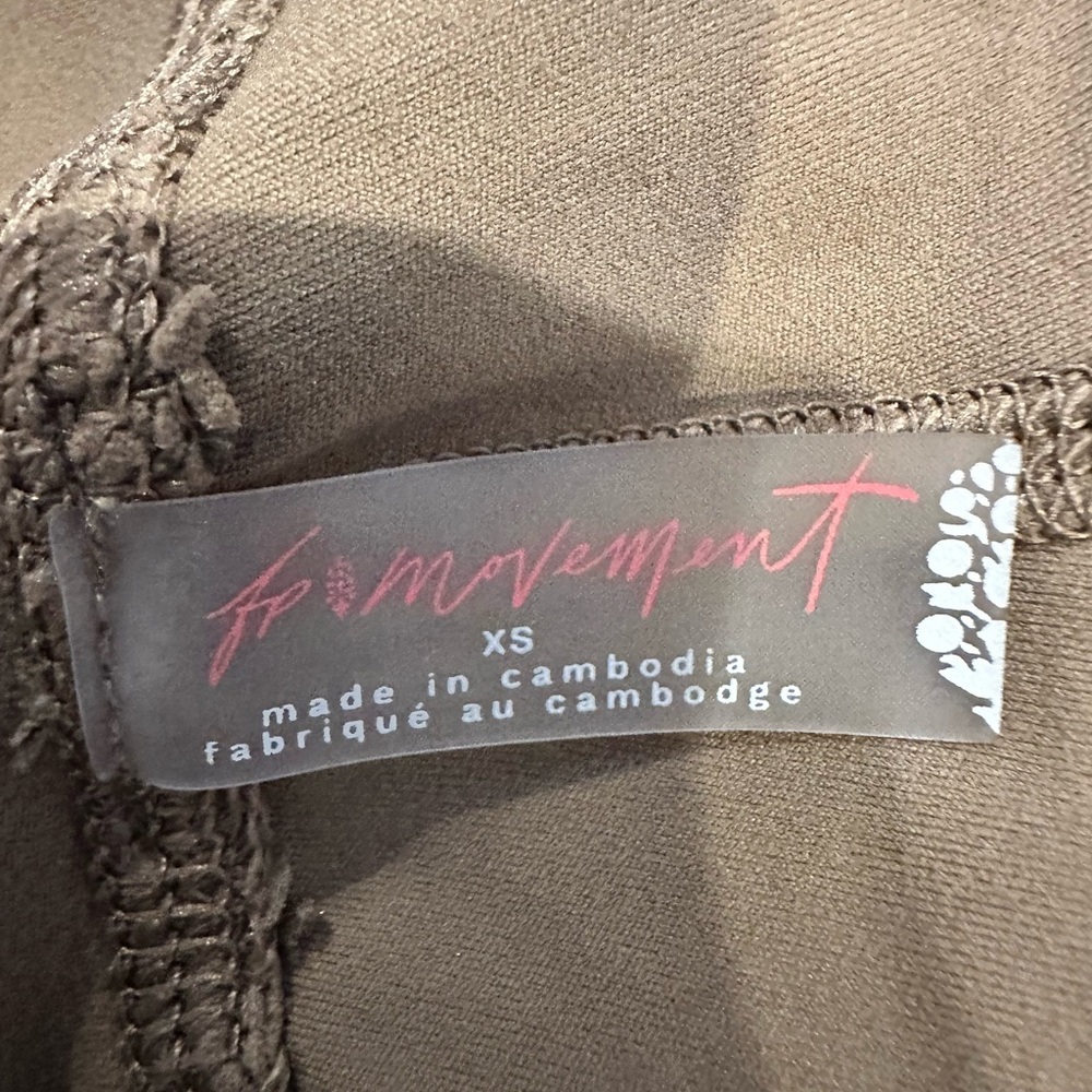 FP Movement Never Better Tan 7/8” Leggings Excellent Cond. Size XS - Picture 7 of 7